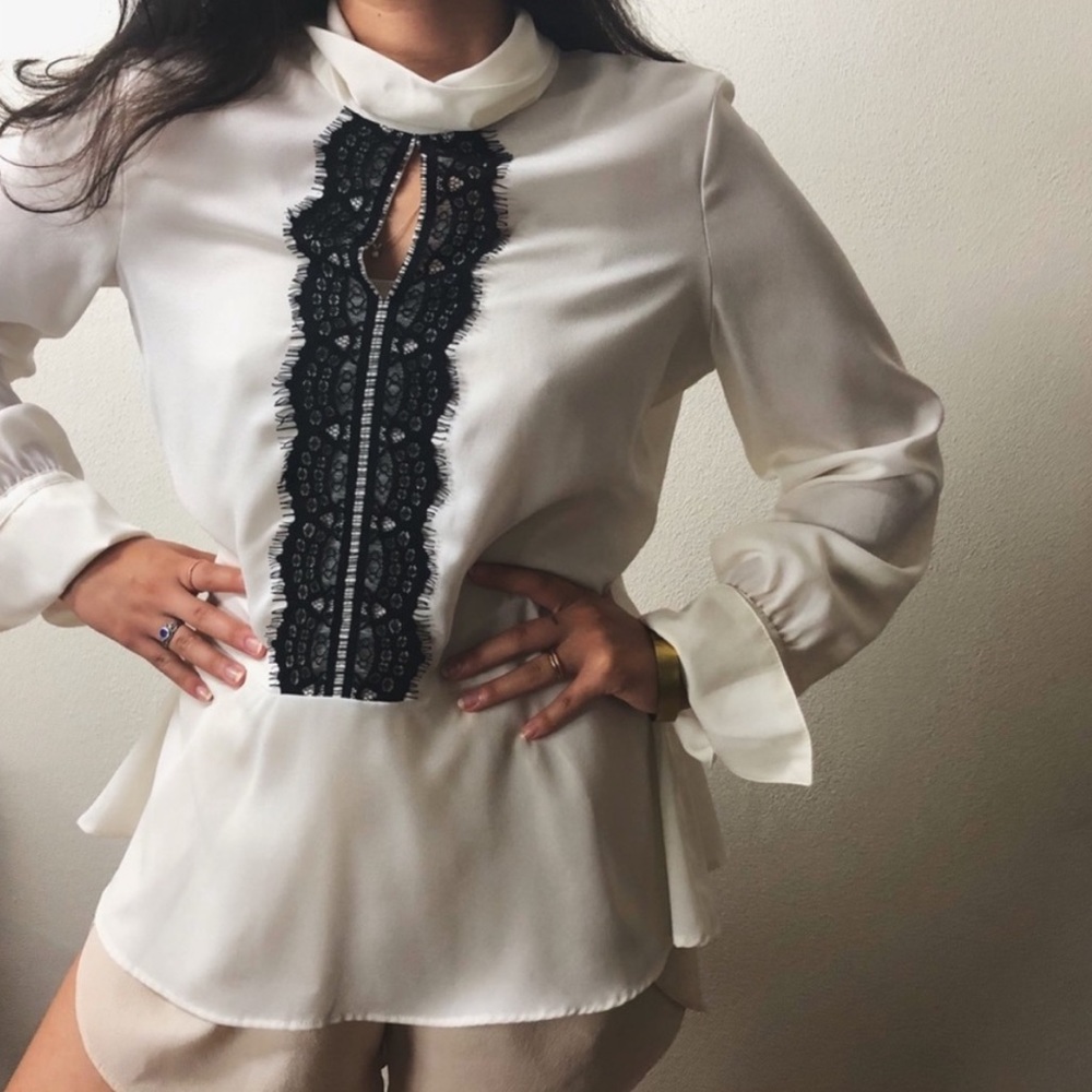 ZARA Lace Peplum